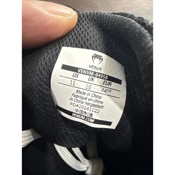 Venus Contender Boxing Shoes Black White Men 11  EU 44.5 New main image 8